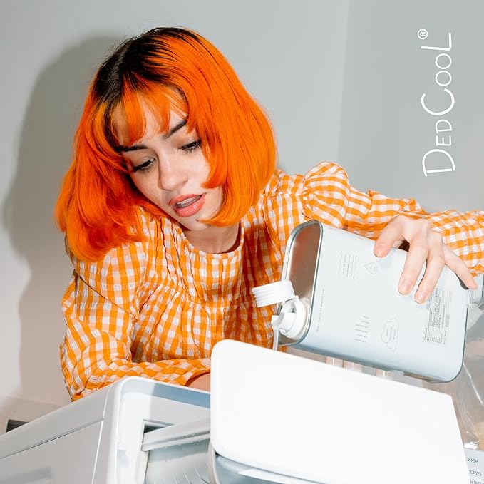 DedCool Liquid Laundry Dedtergent | 01 Taunt | Luxurious Long-Lasting Signature Scent Detergent | Effective Stain Removal | Infused with Natural Essential Oils | Non-Toxic | 60 Washes | 32 fl oz-CubbioJoy