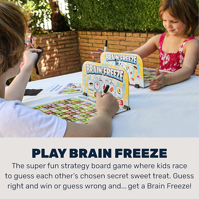 Brain Freeze™ Board Game – Fun Memory Game for Kids & Families, Educational Toys & Learning Game, Logic & Deduction Challenge, Ages 5+-CubbioJoy
