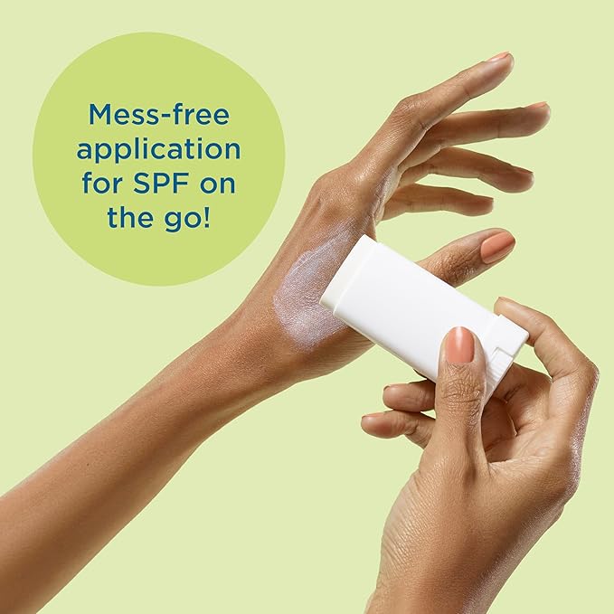 BLUE LIZARD Mineral Sunscreen Stick with Zinc Oxide SPF 50+ Water Resistant UVA/UVB Protection Easy to Apply Fragrance Free, Kids, Unscented, 0.5 oz-CubbioJoy