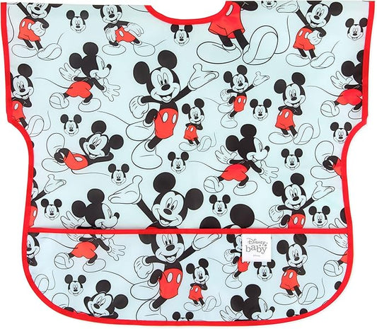 Bumkins Bibs - Toddler Bibs, Waterproof, Large for 1-3 Years, Short Sleeve-CubbioJoy