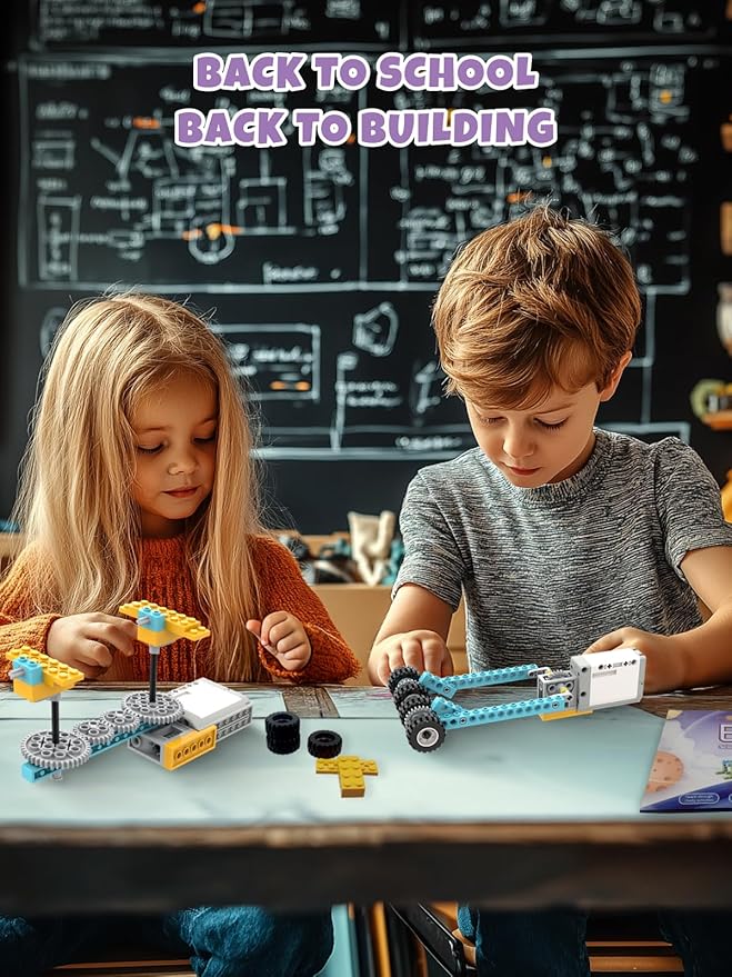 50-in-1 STEM Building Toys for Kids Aged 6-12: 50 Models Science Educational Engineering Blocks Project Kit, Creative Learning Activities for Boys & Girls, for Ages 6-8 8-12-CubbioJoy