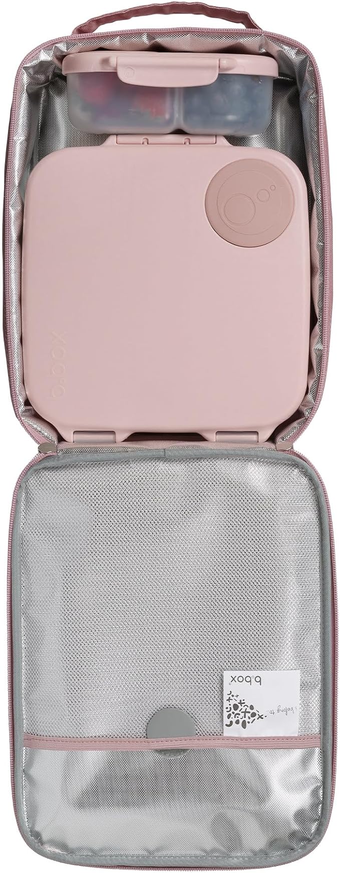 b.box Snack Containers for Kids, Toddler Snack Box Container, Reusable Small Bento Box for Lunch, School & Travel, Leak Proof, BPA free, Dishwasher Safe, Ages 4 months+ (Blush Crush, 12oz capacity)-CubbioJoy