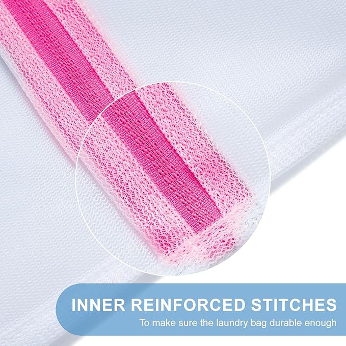 BAGAIL Laundry Bags Mesh Wash Bag for Intimates Lingerie and Delicates, 5Pcs (1XL,2L,2M)-CubbioJoy