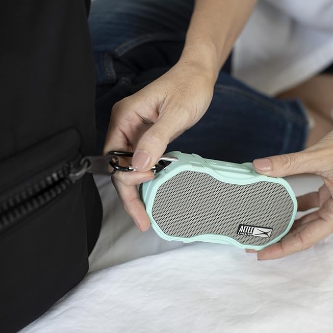 Altec Lansing Baby Boom XL - Waterproof Bluetooth Speaker, Wireless & Portable for Travel & Outdoor Use, Deep Bass & Loud Sound, 1 Pack, Black-CubbioJoy