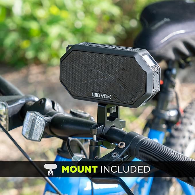 Altec Lansing Portable Bluetooth Speaker HYDRAMINI 2.0, IP67 Waterproof, Portable Speaker, 12h Playtime, Wireless Pairing, USB-C Quick Charge, Magnetic Bluetooth, Voice Assistant Integration-CubbioJoy