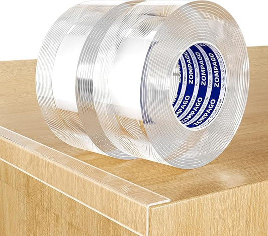 Clear Soft Corner Protectors for Furniture Strip,2in x13FT,2 Rolls,Sharp Edge & Table Bumper,Window Edge,Wall Protector, Soft Corner Guards Safe for Proof,Table Corner Protectors in Family-CubbioJoy