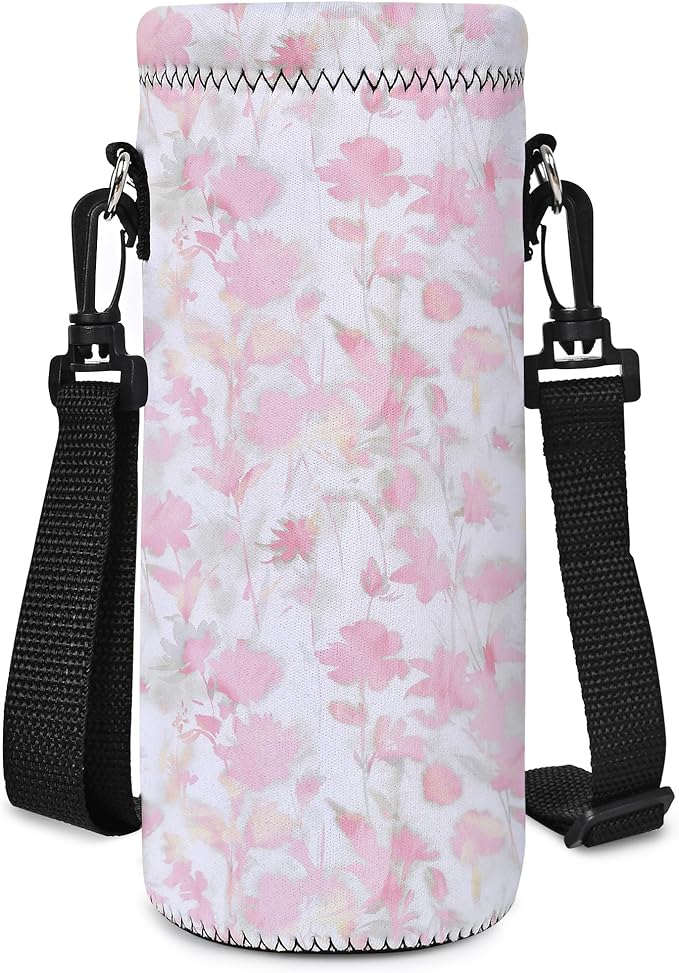 AUPET Water Bottle Bag Carrier,24oz/32oz Insulated Neoprene bottle Sling Holder Case Pouch Cover for 1000ML/750ML Bottles with Shoulder Strap for walking-CubbioJoy