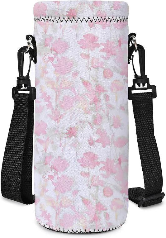 AUPET Water Bottle Bag Carrier,24oz/32oz Insulated Neoprene bottle Sling Holder Case Pouch Cover for 1000ML/750ML Bottles with Shoulder Strap for walking-CubbioJoy