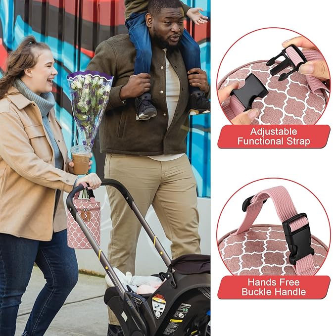 Accmor Breastmilk Cooler Bag, Insulated Baby Bottle Cooler Tote Bags for Nursing Mom Daycare-CubbioJoy