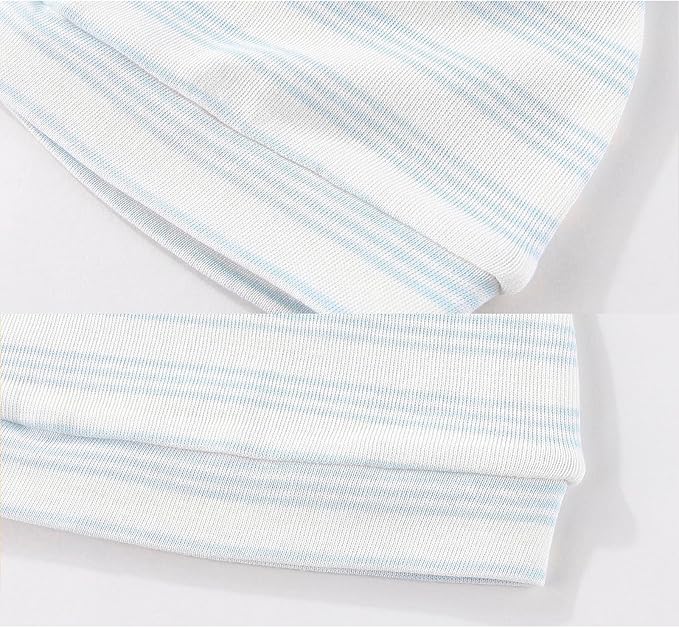 Baby Hat and Mittens Set Cotton Newborn Baby Hats Caps for Boys and Girls, 0-6 Months-CubbioJoy