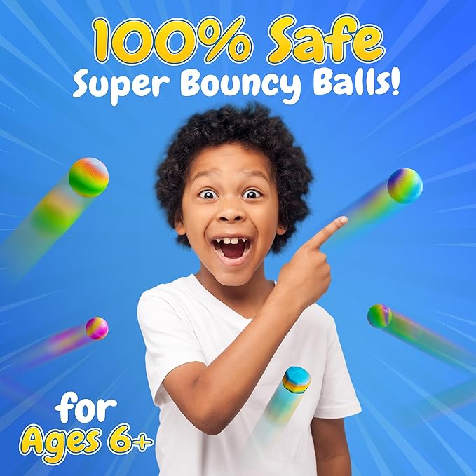 BFB DIY Super Bouncy Balls Kit - Make Your Own Ball Science Kits, Crystal Powder Girls & Boys Crafts Set, Multi-Colored Glow in the Dark DIY Kids Projects - DIY Bouncy Ball Kit Crafts for Boys & Girls-CubbioJoy
