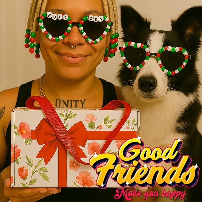 5 Boxes Bracelet Making Kit Pony Beads, 6x9mm Kandi Rave Beads & Hair Beads Set with UV Color Changing, Glow-in-Dark, Chrome & Alphabet Letters for Friendship Jewelry DIY Crafts-CubbioJoy