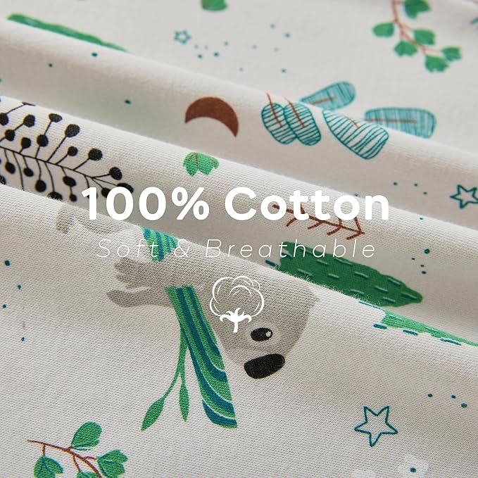 JELLYMONI Baby Sleep Sack 12-18 Months 100% Cotton Wearable Blanket, 0.5 TOG Soft Lightweight Toddler Sleeping Sack 3 Pack 2-Way Zipper Newborn Sleep Sacks-CubbioJoy