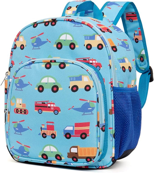 CLUCI Toddler Backpack for Boys Kids Backpacks Preschool Kindergarten Child Bookbag Travel Cute Daycare Bluey Backpack Cars-CubbioJoy