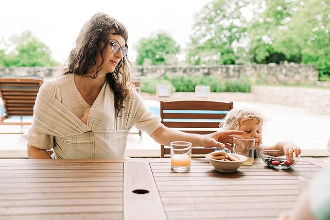 Boba Baby Wrap Carrier – Original Baby Sling Carrier for Newborns (7–35 lbs), Soft, Secure, Hands-Free & Ergonomic, Ideal for Comfortable Bonding, New Parents (Serenity Riviera)-CubbioJoy