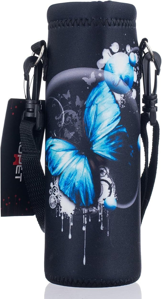 AUPET Water Bottle Bag Carrier,24oz/32oz Insulated Neoprene bottle Sling Holder Case Pouch Cover for 1000ML/750ML Bottles with Shoulder Strap for walking-CubbioJoy