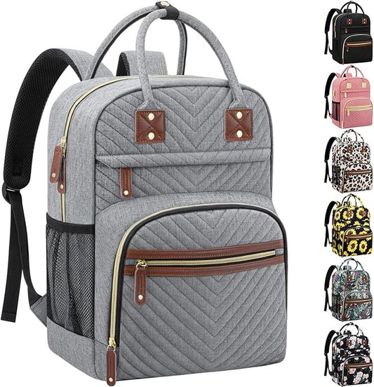 Diaper Bag Backpack Tote with Insulated Pockets for Men Baby Boys Girls Newborn Unisex Tactical Large Capacity, Multifunctional Waterproof Grey-CubbioJoy