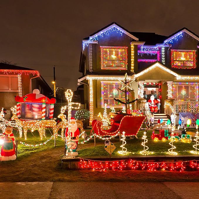 Color Changing Rope Lights 99FT 300 LED Outdoor, String Lights with Plug & Remote | Twinkle Christmas Indoor Bedroom, Waterproof Christmas Lights Outdoor, Rope Lights for Outside,16 Colors-CubbioJoy