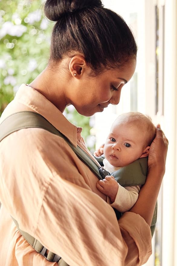 BabyBjörn Baby Carrier Mini, Woven, Dark Green-CubbioJoy