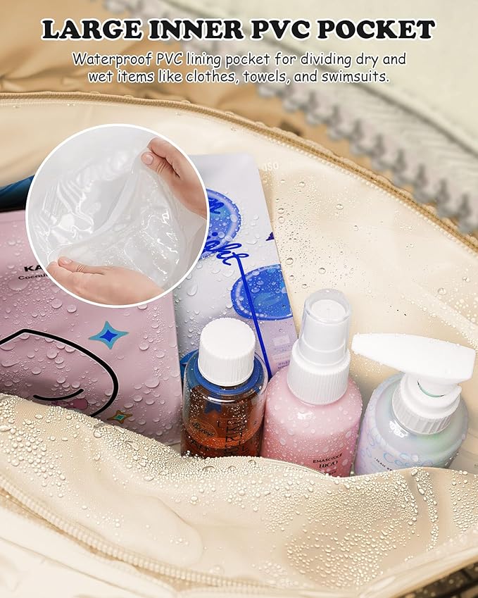 Birthday Gifts for Her-Duffle Bag for Travel Women, Travel Bags，Initial Overnight Bag with Wet Pocket，Lightweight Weekender Bags Personalized Gym Tote with Makeup Pouch-CubbioJoy