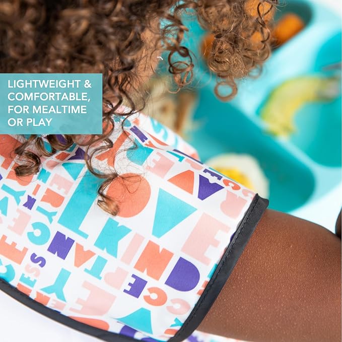 Bumkins Bibs - Toddler Bibs, Waterproof, Large for 1-3 Years, Short Sleeve-CubbioJoy