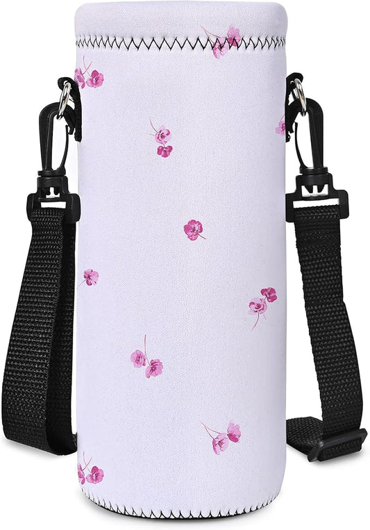 AUPET Water Bottle Bag Carrier,24oz/32oz Insulated Neoprene bottle Sling Holder Case Pouch Cover for 1000ML/750ML Bottles with Shoulder Strap for walking-CubbioJoy