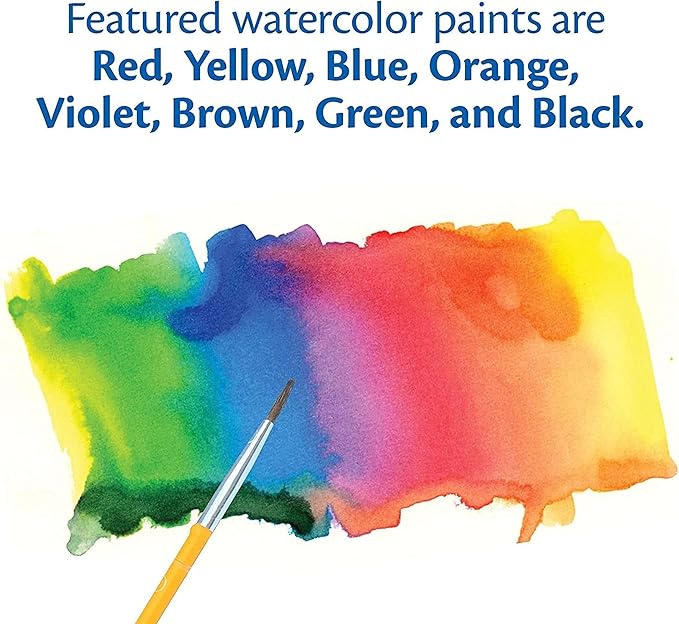 Crayola Washable Watercolor Paint Sets for Kids (12ct), Bulk Classroom Art Supplies for Preschool & Kindergarten, Classroom Learning Activities for Toddlers-CubbioJoy