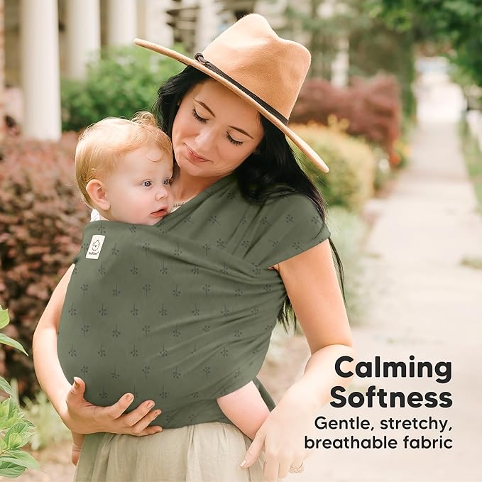KeaBabies Baby Wrap Carrier - All in 1 Original Baby Carrier Newborn to Toddler Sling, Easy to Wear, Hands Free Bonding, Lightweight, Breathable Infant Wraps (Forest Berries)-CubbioJoy