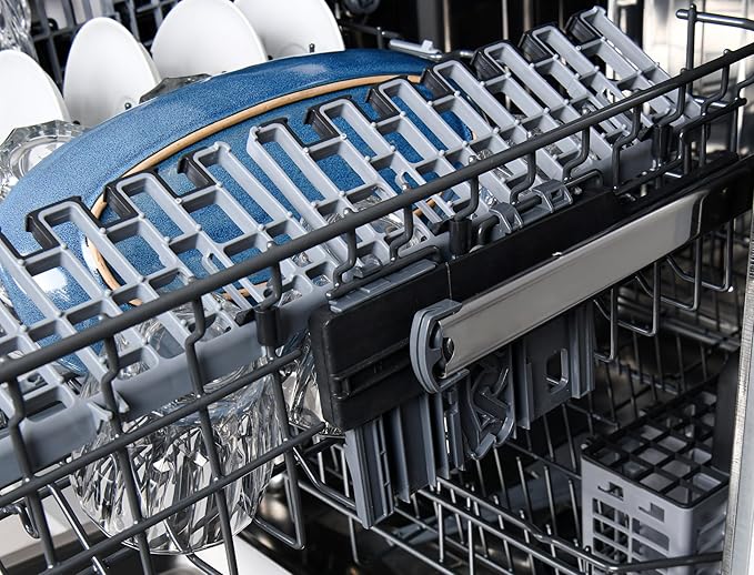 Kenmore Elite 24" Built-In Dishwasher - UltraWash Plus, TurboDry, QuietWash, SmartWash, TurboFlex Third Rack & Reach-Thru Handle - 15 Place Settings - 42 DBA - ENERGY STAR Certified - Black-CubbioJoy