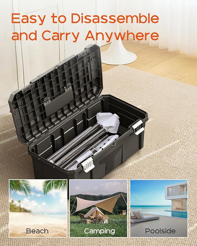 Clothes Drying Rack Foldable, 59 inch Tripod Laundry Drying Rack Indoor with Rotating Clothes Rail for 27 Pieces of Clothes, Space Saving, Stainless Steel, White and Silver CDR001W01-CubbioJoy