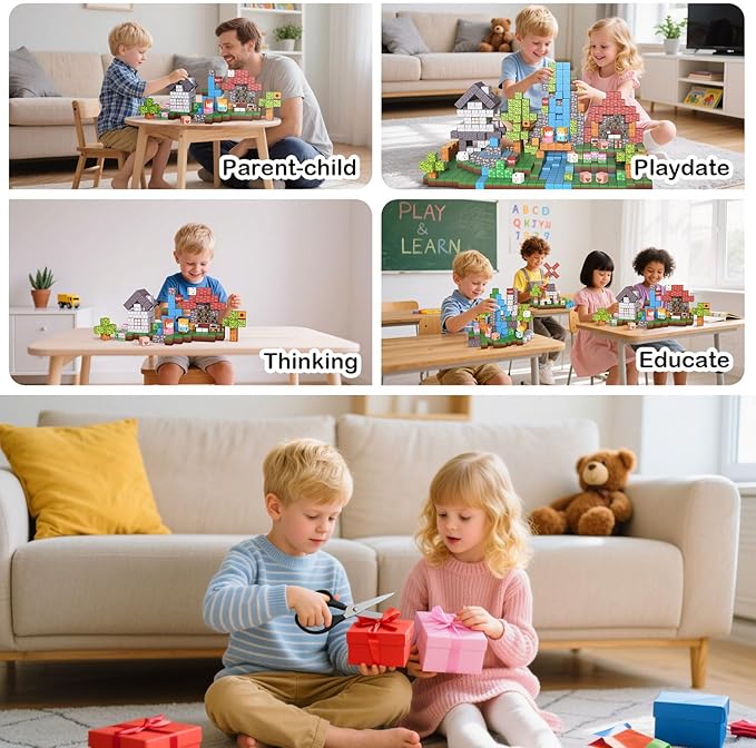 150PCS Magnetic Building Blocks, 1 Inch Magnetic Cubes for Kids Ages 3-8, STEM Montessori Toys, Creative Construction & Stacking Toys, Educational Magnetic Blocks for Boys & Girls-CubbioJoy