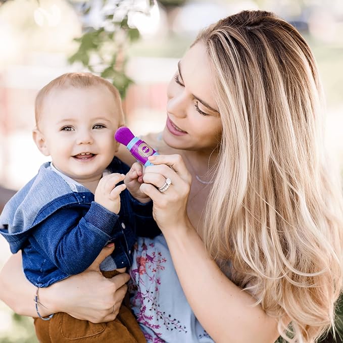 BOB KIDS SPF 30 Brush On Mineral Powder Sunscreen, Broad Spectrum Protection, Water Resistant 80 Mins, Fragrance Free, Easy to Apply for Kids & Babies, Mfg in USA-CubbioJoy