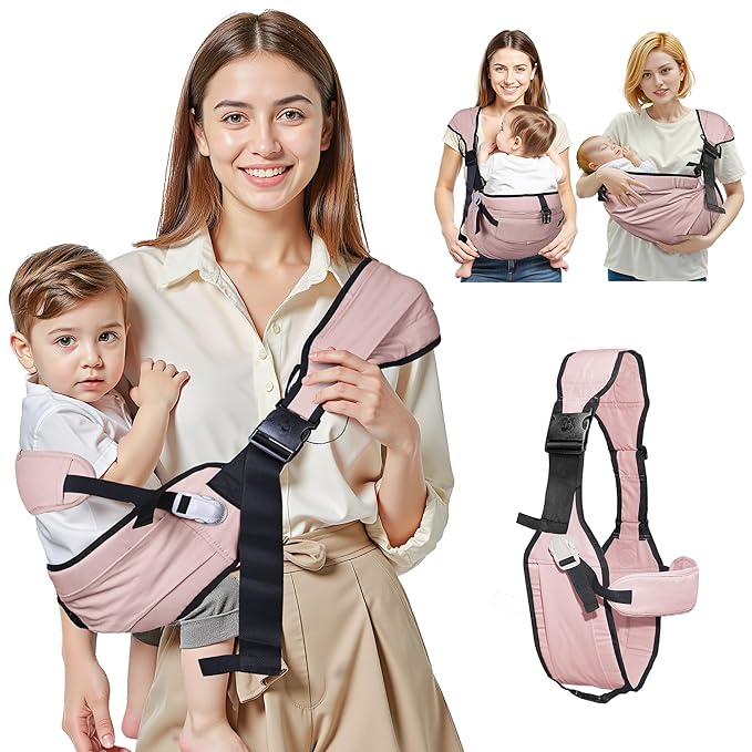 Baby Carrier Newborn to Toddler,Adjustable Baby Sling Carrier,Comfortable and Lightweight Toddler Carrier for 25-60 lbs,Ideal for Shopping Travelling-CubbioJoy