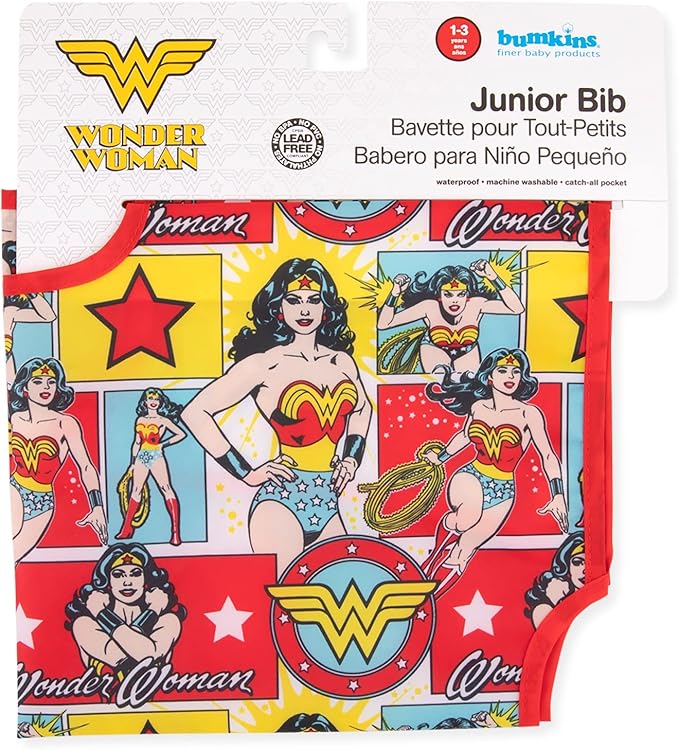 Bumkins Bibs - Toddler Bibs, Waterproof, Large for 1-3 Years, Short Sleeve-CubbioJoy