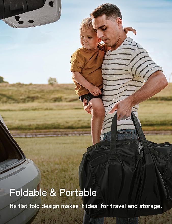 besrey Baby Backpack Carrier, Toddler Hiking Backpack with Safety 3-Height Seat, Adjustable Straps&Waist Belt, Foldable Frame Lightweight Large Capacity Child Carrier for Hiking (Klevin Blue)-CubbioJoy