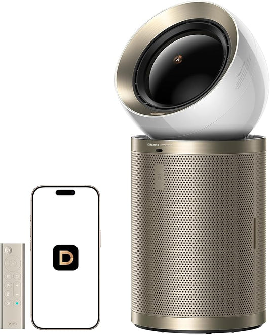 Dreame Air Purifier PM20 for Home Large Room, Cleans 5,650 ft² in One Hour with 4 Filters, Dual-way Air Oulets, Al Tracking, Air Quality Monitor with 7 Sensors, 3-in-1 Purifier, Heater & Cooler-CubbioJoy