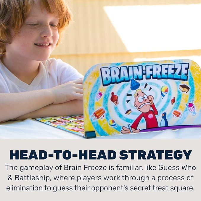 Brain Freeze™ Board Game – Fun Memory Game for Kids & Families, Educational Toys & Learning Game, Logic & Deduction Challenge, Ages 5+-CubbioJoy