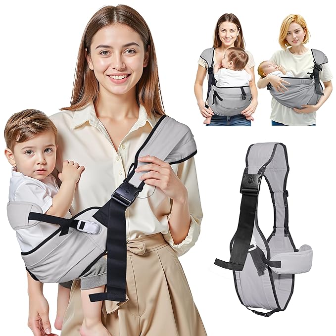 Baby Carrier Newborn to Toddler,Adjustable Baby Sling Carrier,Comfortable and Lightweight Toddler Carrier for 25-60 lbs,Ideal for Shopping Travelling-CubbioJoy