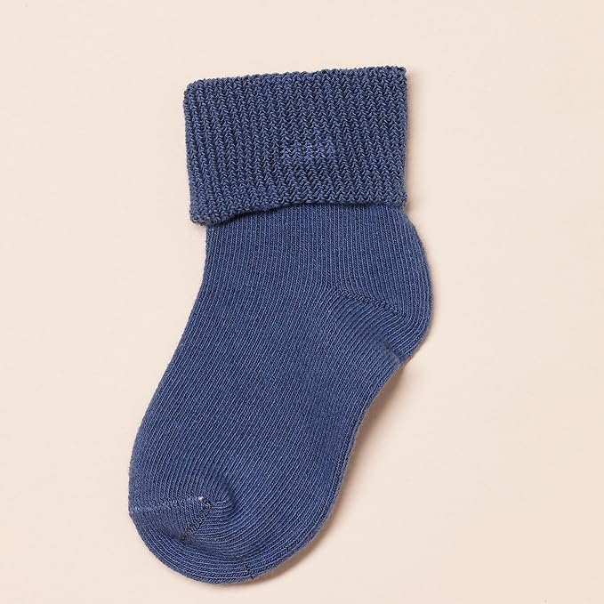 Amazon Essentials Baby Socks, Unisex, Turn Cuff, 6 Pairs-CubbioJoy