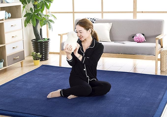 V-mix Baby Play Mat Nursey Decor Area Rug 1.18" Thick Hypebeast Rug Non Slip Rug Pads Large Area Rug Play Mats for Babies and Toddlers Non-Toxic Area Rugs Used for Living Room 7.8x6.5Ft-CubbioJoy