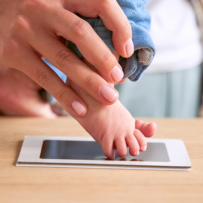 Keepsake Baby Memory Book Girl Boy – Timeless Leather-Bound Baby Milestone Book – Baby Book Keepsake Record First 5 Years – Gender Neutral Baby Scrapbook Album Baby Album Journal Registry Search Gift-CubbioJoy