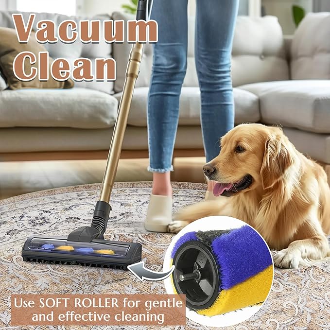 jinchan Round Rug 8ft Washable Circle Soft Rug - Low Pile Vintage 8'Round Indoor Orange Floral Print Stain Resistant Boho Carpet Ultra-Thin Non-Slip for Living Room Bedroom Dining Room Kitchen-CubbioJoy