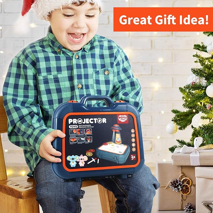Drawing Kit 4-6, Drawing Projector for Kids, Art Sketch Projector Drawing and Tracing Include 64 Projection Image, Color Pen, Drawing Stencil, Kids Learn How to Draw Toys Set for Boys Girl Ages 3-5-CubbioJoy