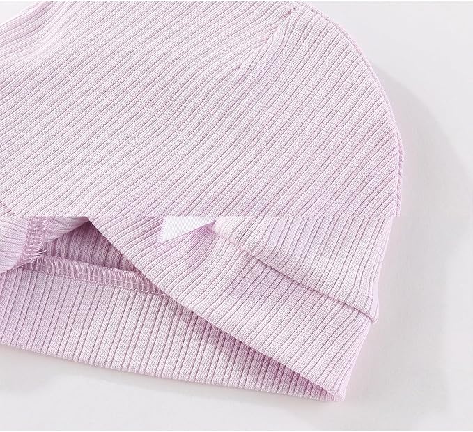 Baby Hat and Mittens Set Cotton Newborn Baby Hats Caps for Boys and Girls, 0-6 Months-CubbioJoy