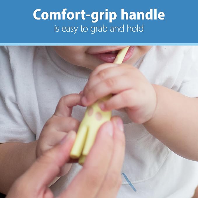 Dr. Brown's Infant-to-Toddler Toothbrush, Giraffe-CubbioJoy