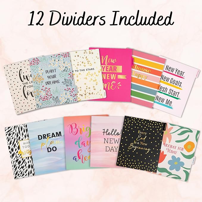 2025-2026 Monthly Large Planner- Daily, Weekly & Monthly Organizer with 3 Pens & Stickers - Organized Chaos Pink, January 2025 to June 2026, Stylish & Durable-CubbioJoy