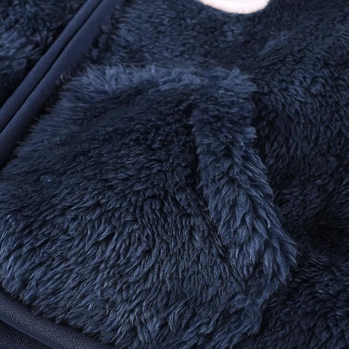 Baby Boys Girls Fleece Vest Zip Up Cute Bear Jackets Fuzzy Fall Winter Warm Clothes Newborn Outwear for Toddler Infant-CubbioJoy