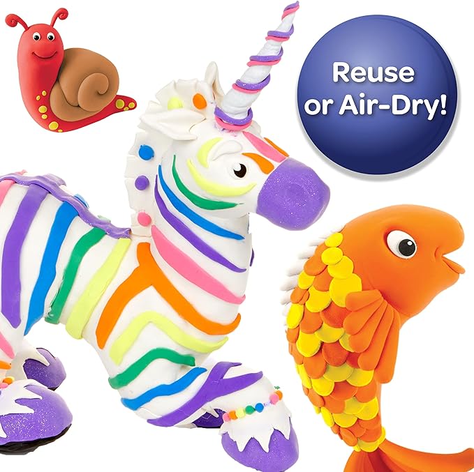 Crayola Model Magic - White (75ct), 1oz Modeling Clay Alternative, Molding Air Dry Clay for Kids, Bulk Art Supplies, Must Have Teacher Classroom Essentials-CubbioJoy