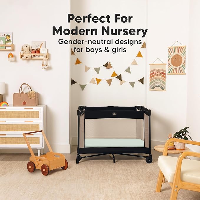 KeaBabies 2-Pack Organic Crib Sheets for Boys, Girls - 52x28 Fitted Crib Mattress Sheet Neutral, Breathable Jersey Cotton Cover for Baby Bed, Toddler Mattress, Soft & Cute Prints (Cove)-CubbioJoy