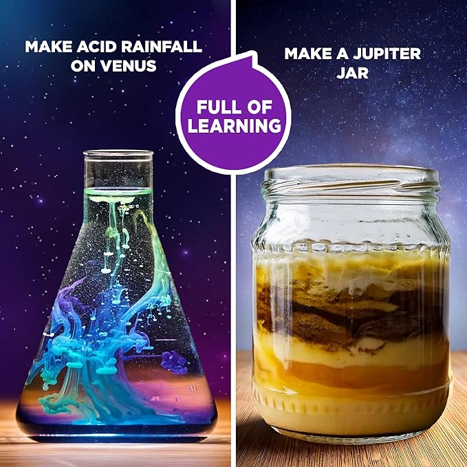 Doctor Jupiter Space Science Toy, Crafts Kit for Kids | Birthday Gifts for Boys 8+ Years Old | STEM Toy with 50+ Experiments | Learning & Educational Kits, Planet Toys-CubbioJoy